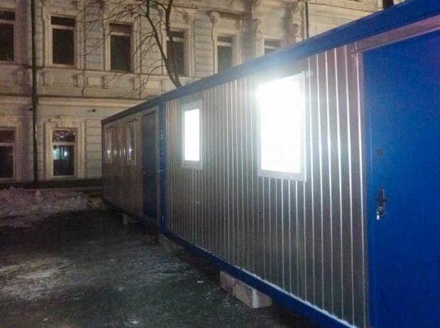 Штаб строительства из двух блок контейнеров Москва