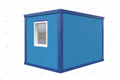 Блок-контейнер из сэндвич-панелей для жилого или складского помещения