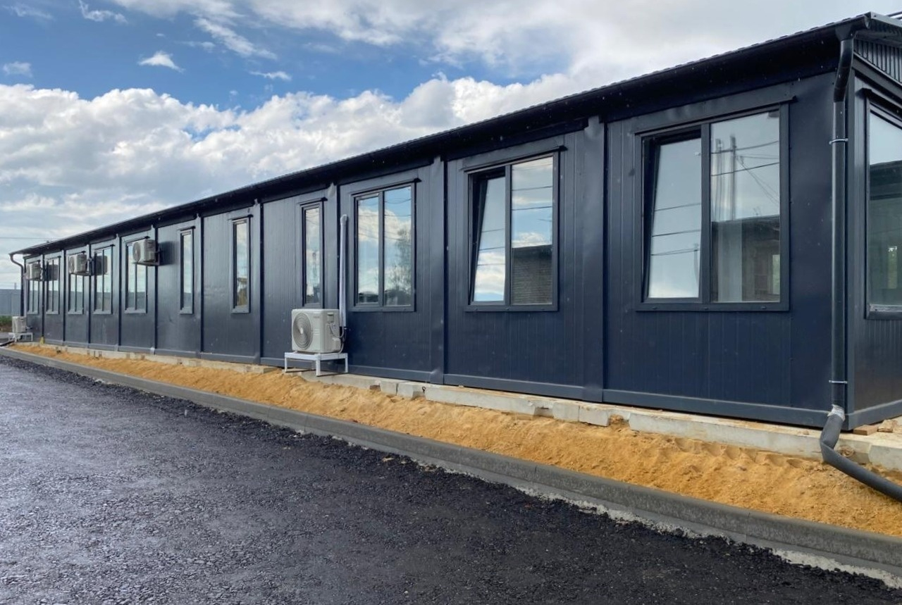 Модульное здание строительного городка