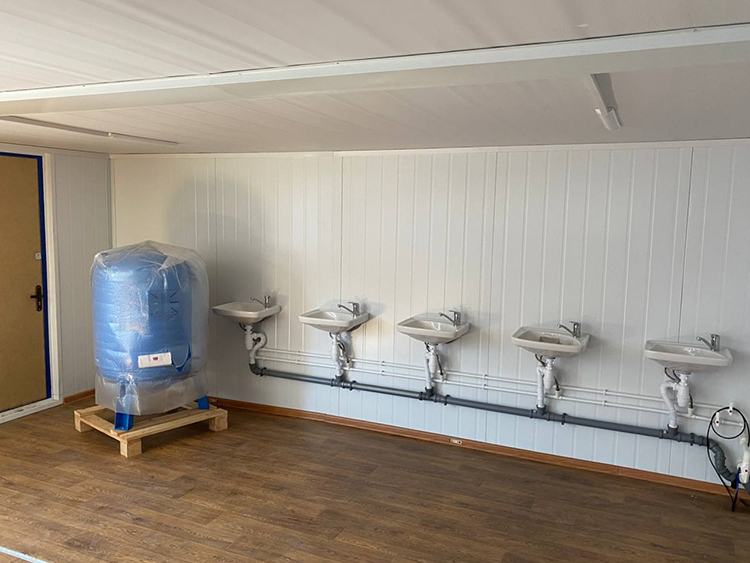 Сантехнический блок контейнер Шедлер