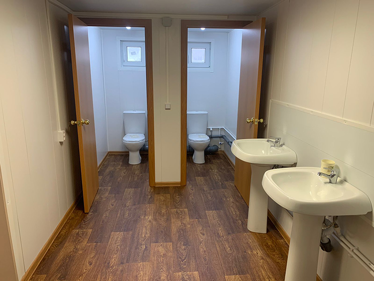 Санузел в блок-контейнере Шедлер