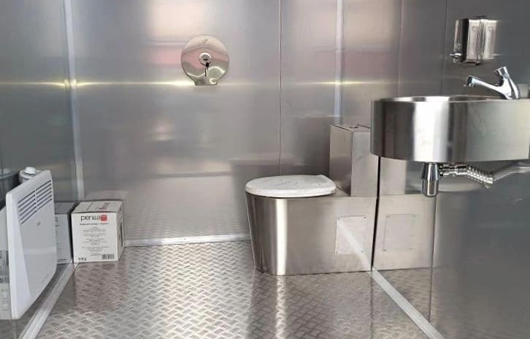 Оснащение модульного туалета