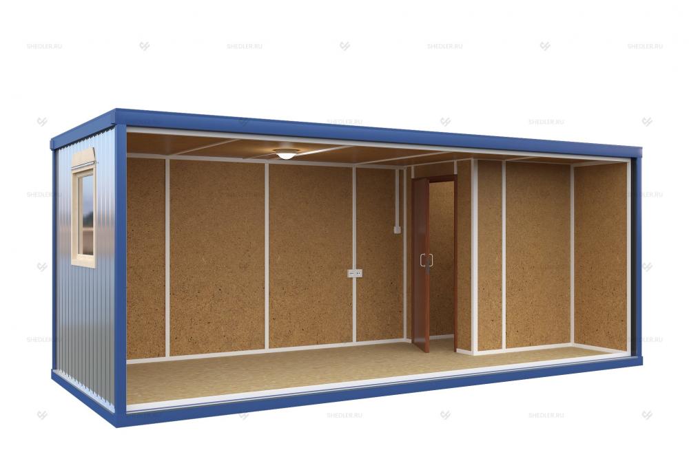 Блок контейнер под склад ЭБК-01 SHEDLER внутренняя отделка Блок контейнер под склад ЭБК-01 SHEDLER внутренняя отделка