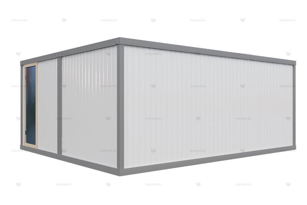 Модульное здание МЗ-13 из 2 блок-контейнеров БК-00