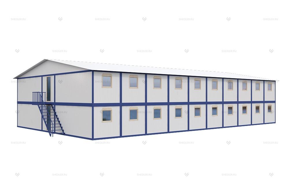 Модульное здание SHEDLER МЗ-01 двухэтажное