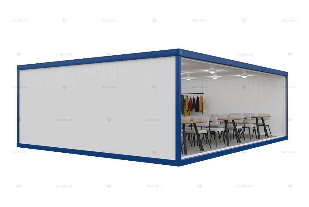 Быстровозводимая столовая SHEDLER на 28 человек МС-02