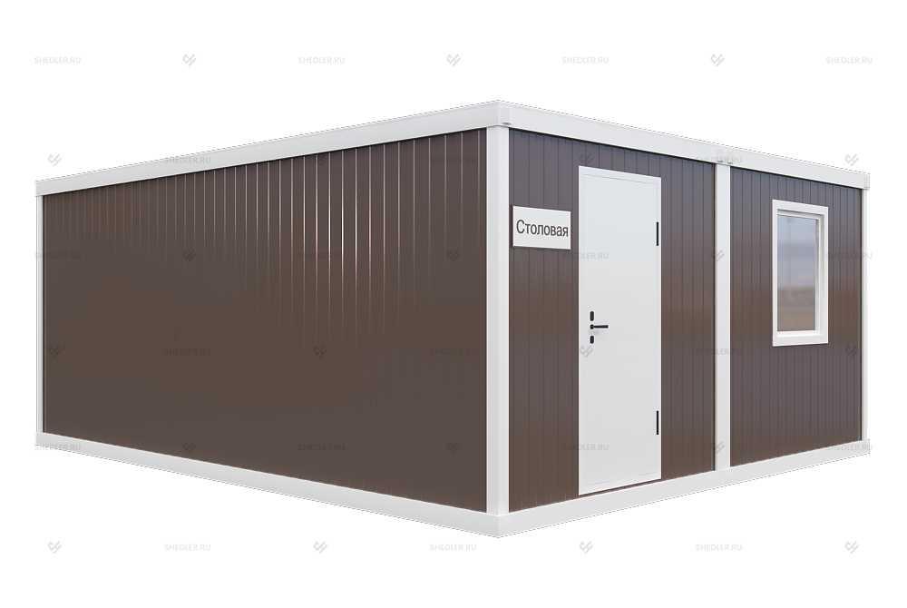 Быстровозводимая модульная столовая SHEDLER МС-03