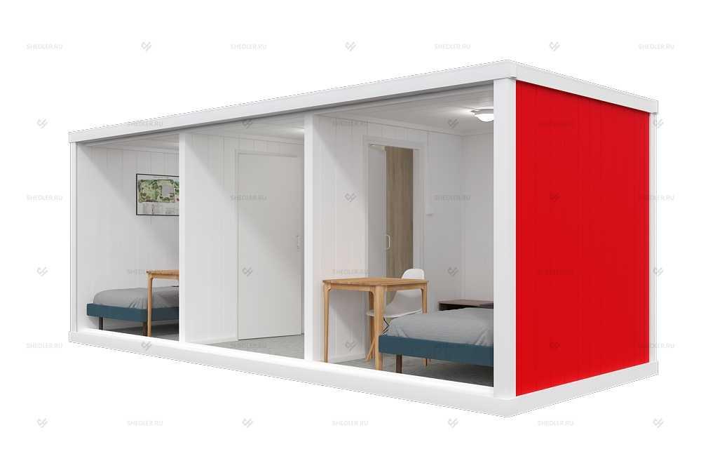 Блок контейнер БК-04 СП SHEDLER из сэндвич панелей мобильный Блок контейнер БК-04 СП SHEDLER из сэндвич панелей мобильный