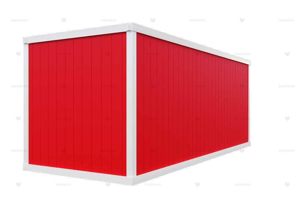 Блок контейнер БК-04 СП SHEDLER из сэндвич панелей Блок контейнер БК-04 СП SHEDLER из сэндвич панелей