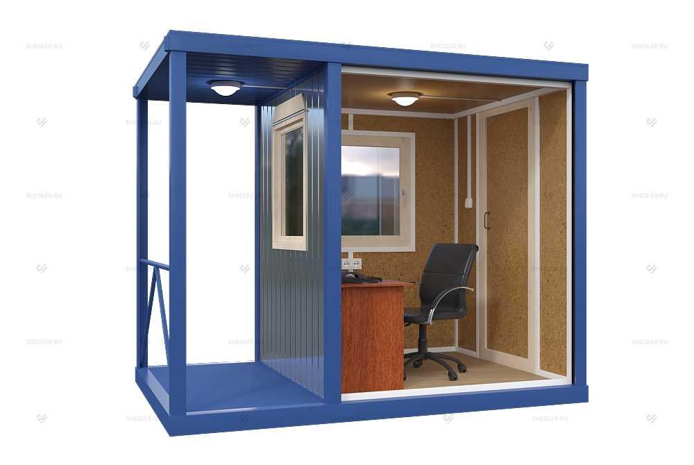 Проходная БП-031 SHEDLER каркасно-щитовая