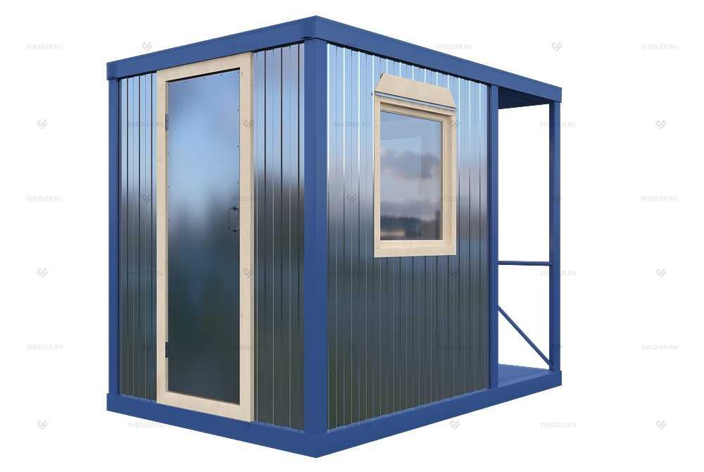 Проходная БП-031 SHEDLER из профнастила