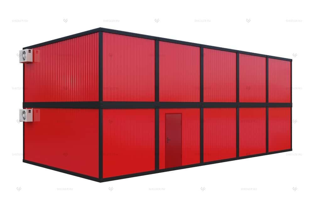 Модульное здание МЗ-45 из 10 блок-контейнеров