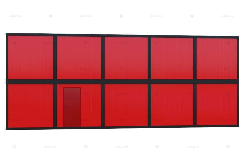 Модульное здание SHEDLER МЗ-45 из 10 блок-контейнеров