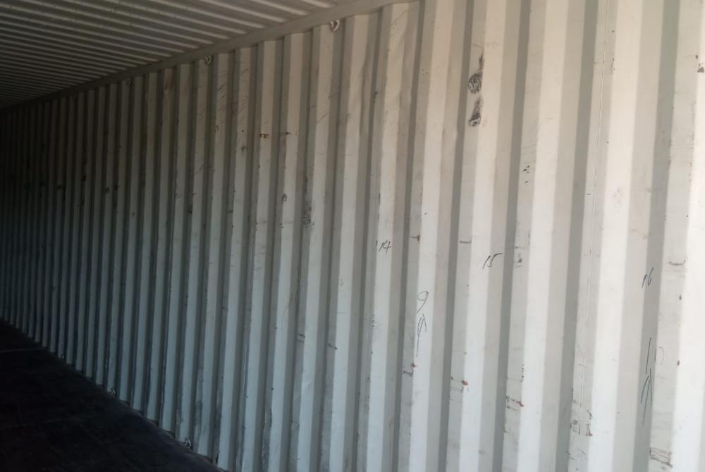 Морской контейнер бу 40 футов изнутри