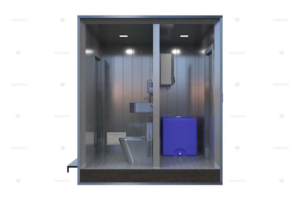 Здание туалета SHEDLER Здание туалета SHEDLER