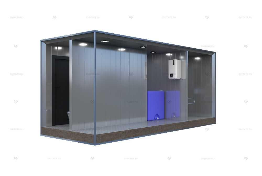 Внутренняя отделка модульного туалета Внутренняя отделка модульного туалета