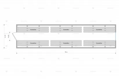 Блок-контейнер «Сушилка» БКС-06 общая схема