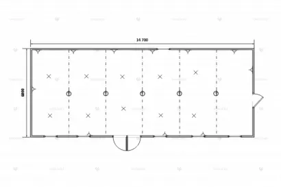 Модульное здание МЗ-61 из 6 блок-контейнеров
