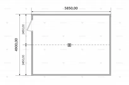 Модульное здание МЗ-55 из 2 блок-контейнеров