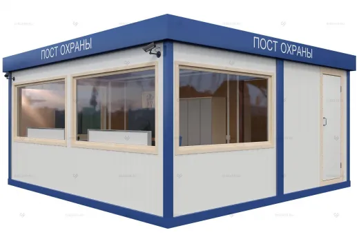 Модульное здание поста охраны SHEDLER