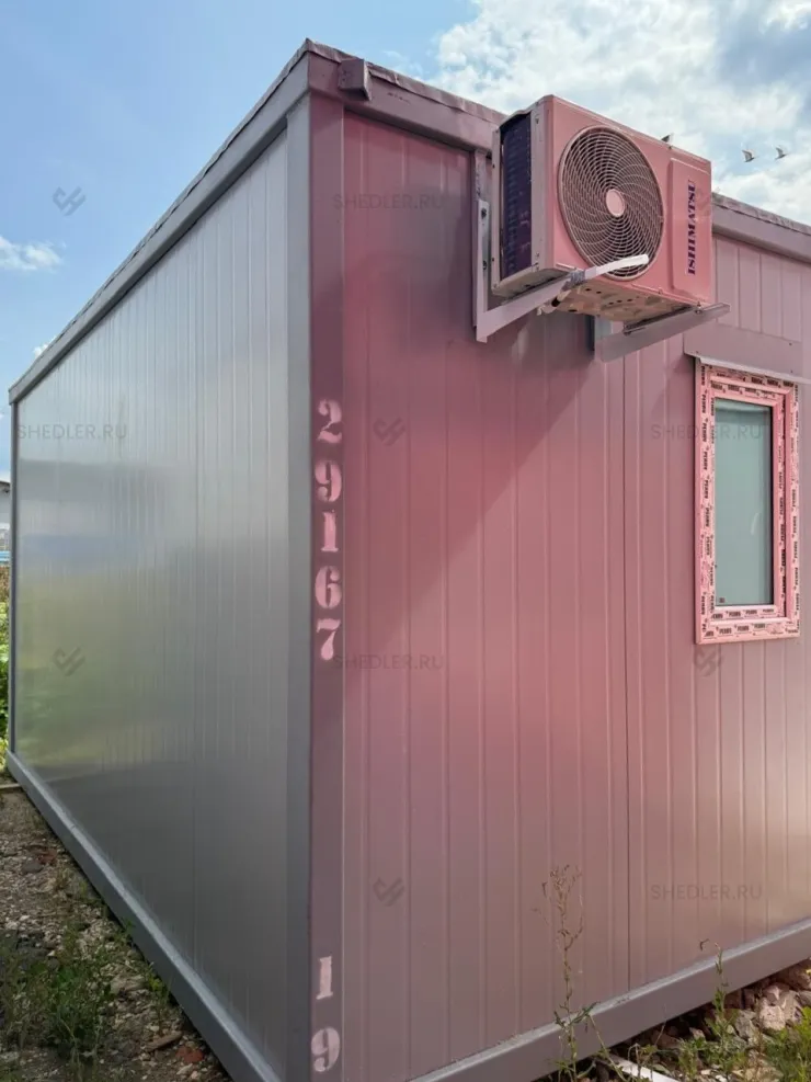 Блок-контейнер БКСП SHEDLER из сэндвич-панелей на металлургический завод в Липецке