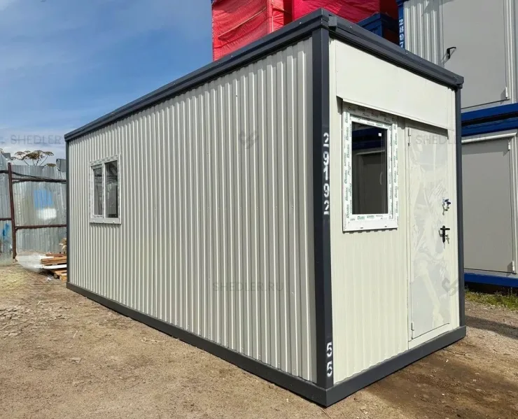 Пункт КПП из 2 блок-контейнеров в Мытищах