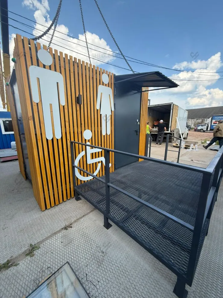 Обустройство модульного туалета