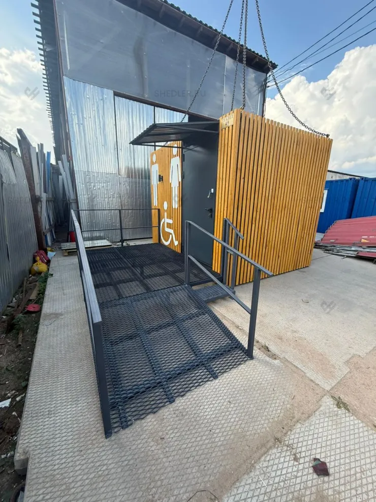 Модульный туалет для заказчика в Московской области