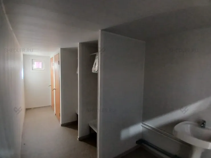 Сантехнический блок-контейнер Shedler СБК-05 из профлиста в Москве 