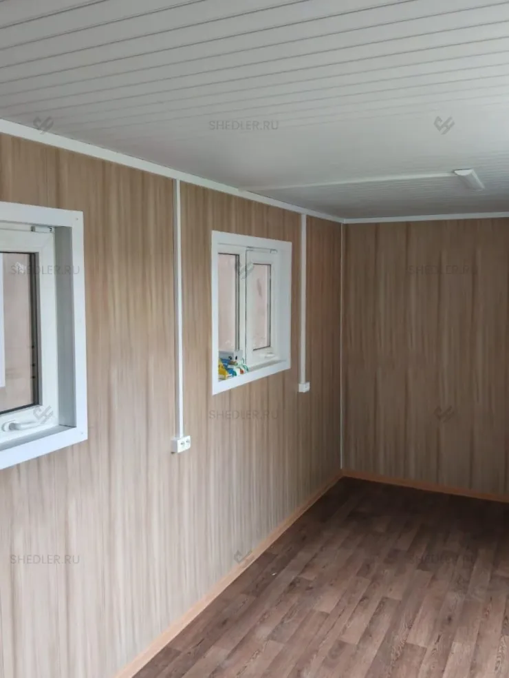 Проходная из 2 блок-контейнеров Шедлер