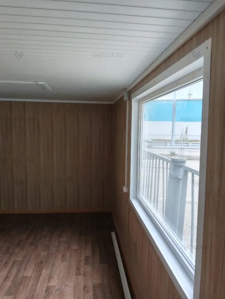 Проходная из 2 блок контейнеров Шедлер