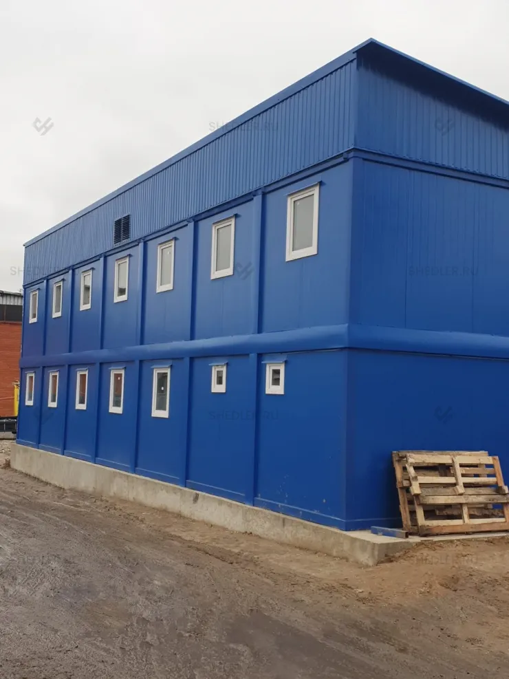 Модульное здание из 22 БКСП