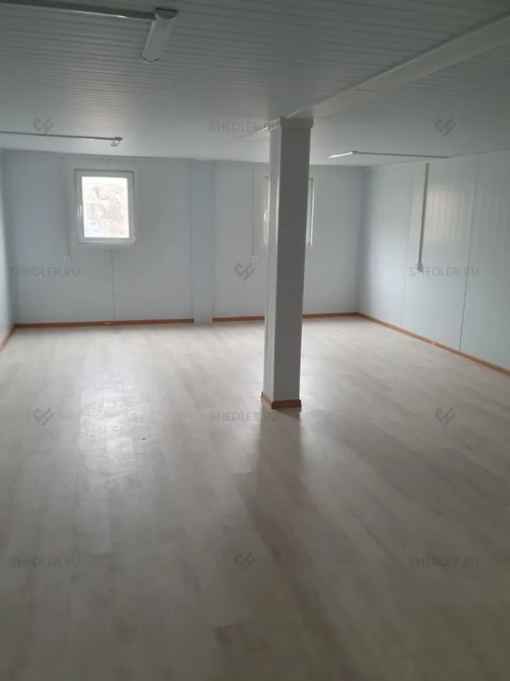 Внутренняя отделка модульного здания