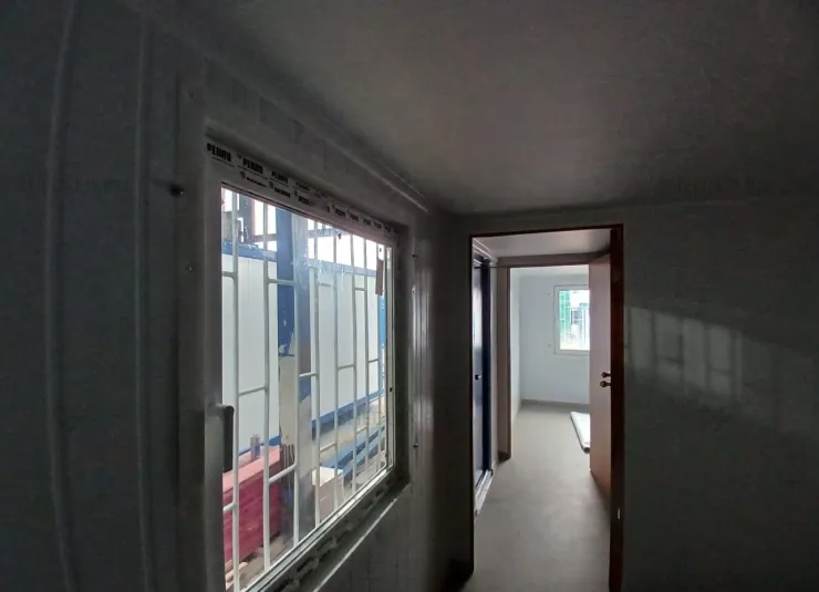 Внутренняя отделка проходной для заказчика