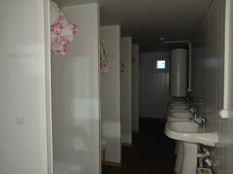 Внутреннее наполнение блок-контейнеров оборудованием