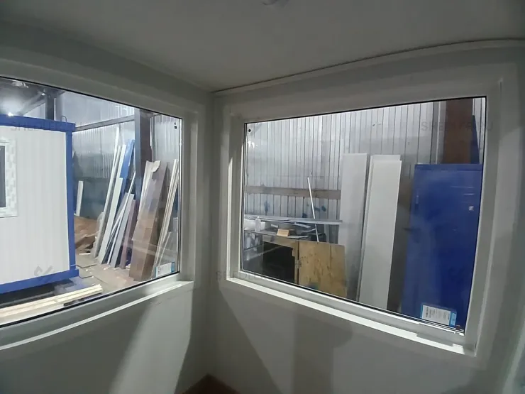 Остекление поста охраны