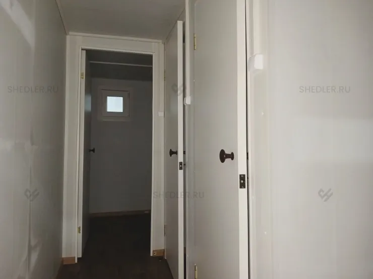 Проходная из блок-контейнера из СП Москва, Красногвардейский проезд