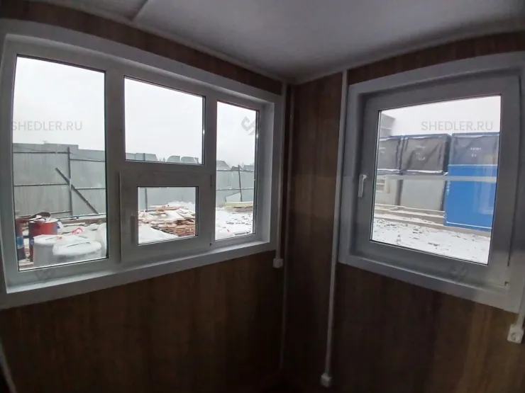 Остекление поста охраны