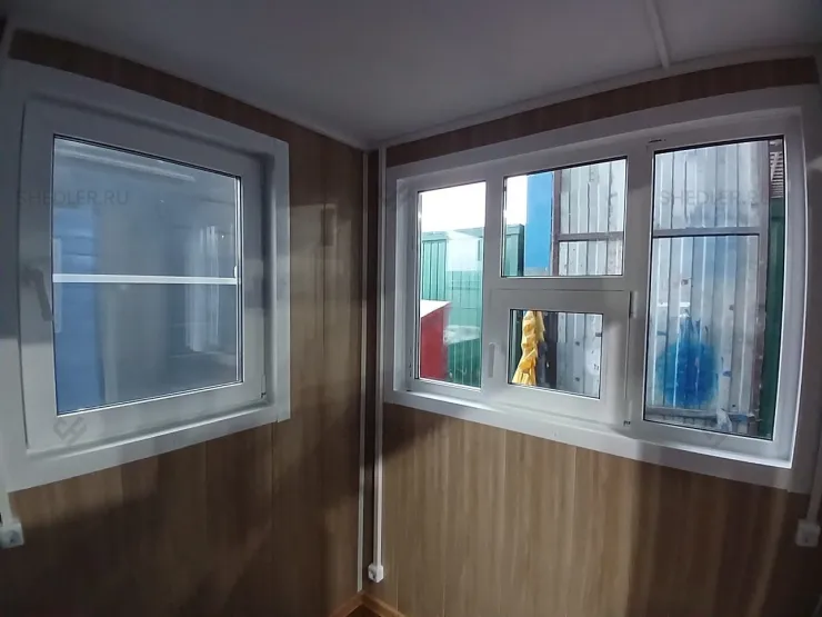 Внутреннее оснащение модульного здания