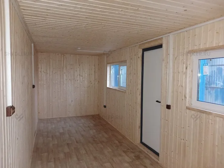 Отделка блок-контейнера для заказчика