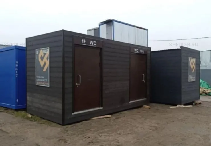 Модульный туалет Shedler сетевой МГН