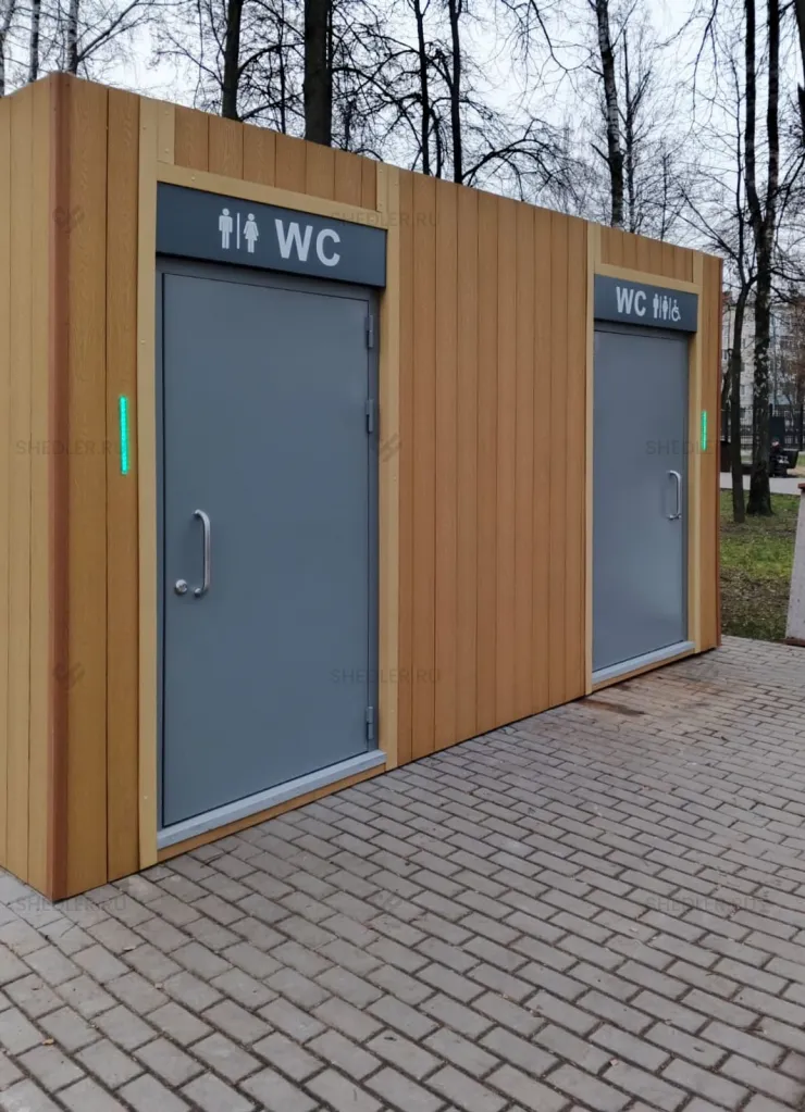 Модульный туалет сетевой МГН