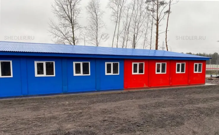 Модульное здание из 65-ти БК в пос. Коммунарка, г. Москва