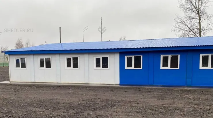 Модульное здание для заказчика в пос. Коммунарка, г. Москва