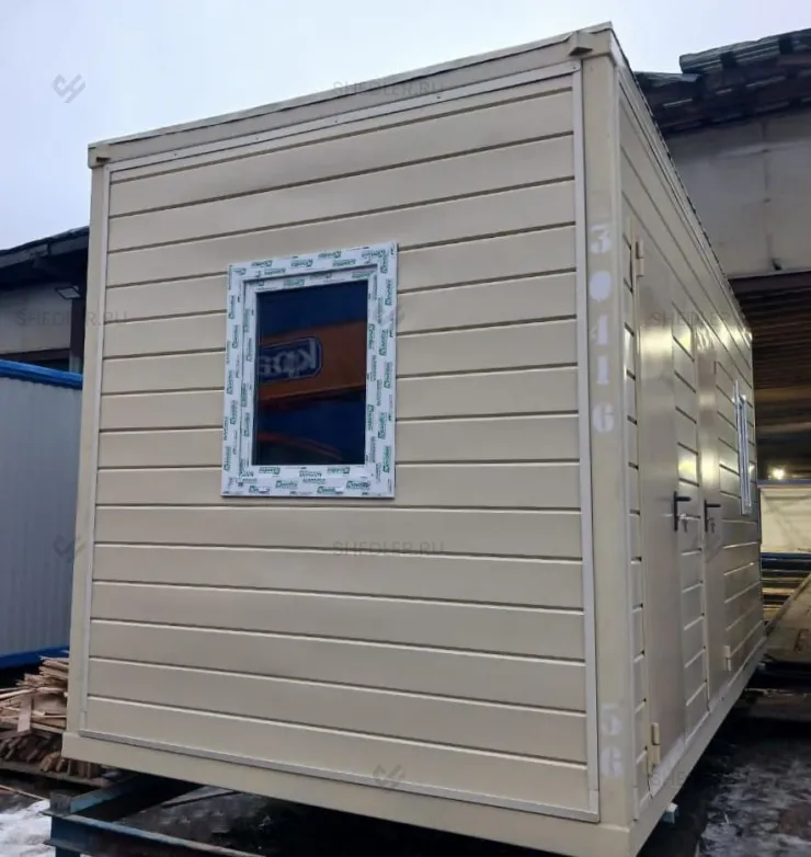 Модульное здание проходной для заказчика