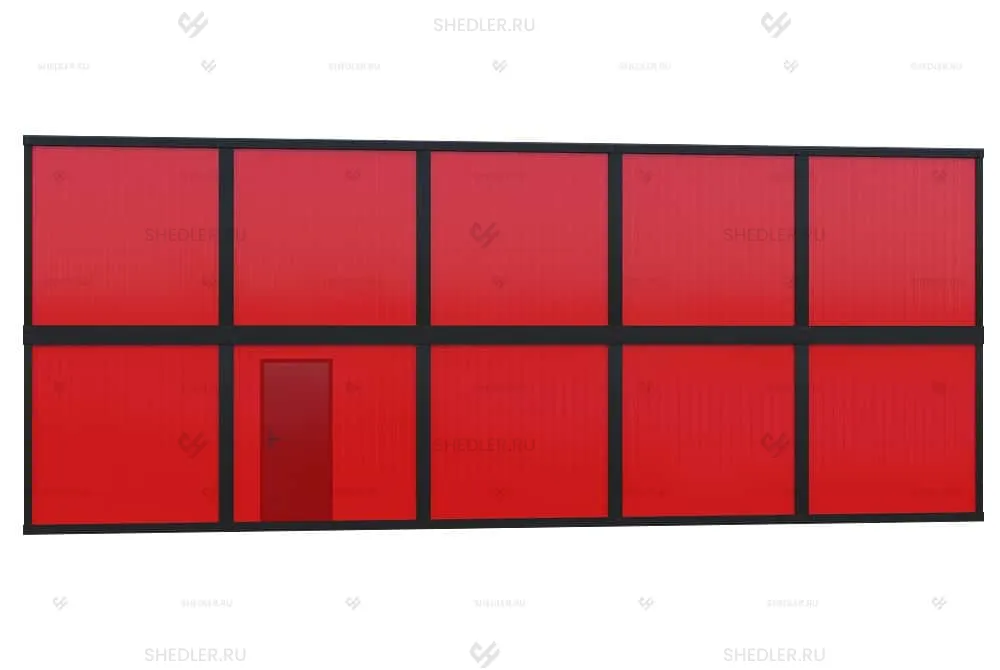 Модульное здание SHEDLER МЗ-45 из 10 блок-контейнеров