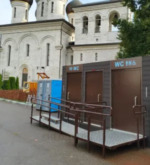 Готовое изделие модульный туалет Shedler